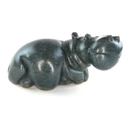 Compact Hippo Sculpture | Zimbabwe Art