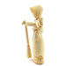 Corn Husk Mother Doll with Baby – Handmade African Figurine from Zimbabwe