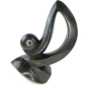 Curved Base Abstract Sculpture – Shona Stone Art from Zimbabwe