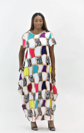 African Print Kaftan