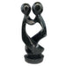 Dancing Couple – Black Serpentine Shona Sculpture | Hand Carved in Zimbabwe