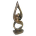 Dancing Couple – Shona Hand-Carved Earthtone Stone Sculpture | Zimbabwe