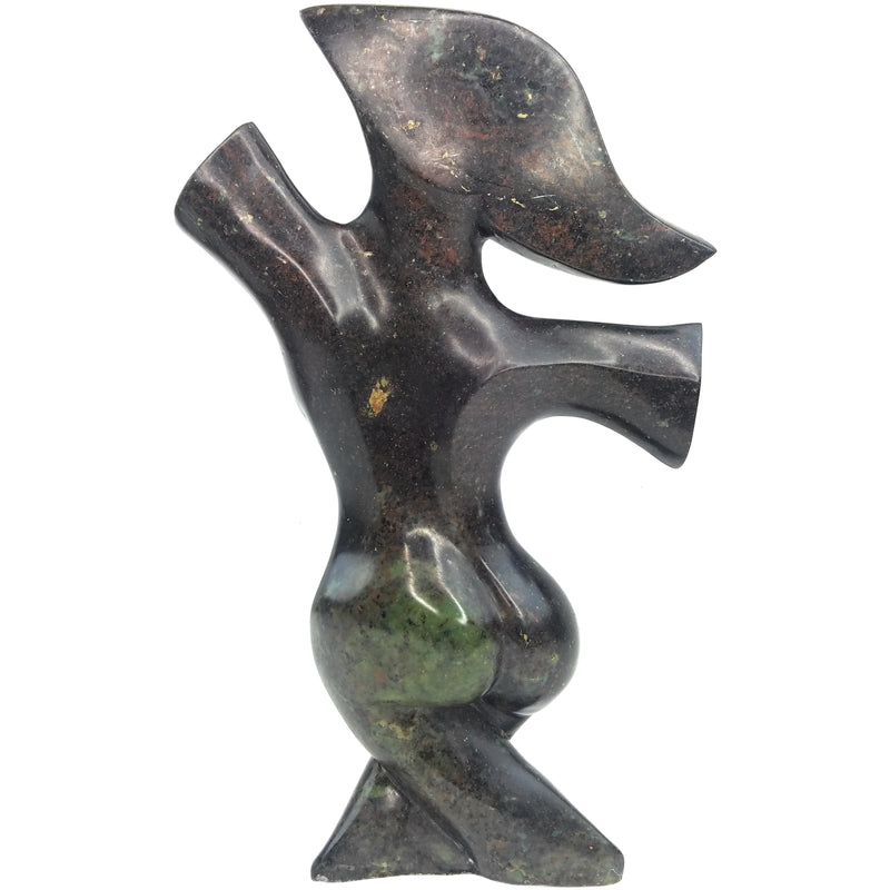 Dancing Female Torso Shona Sculpture – Stone Art from Zimbabwe