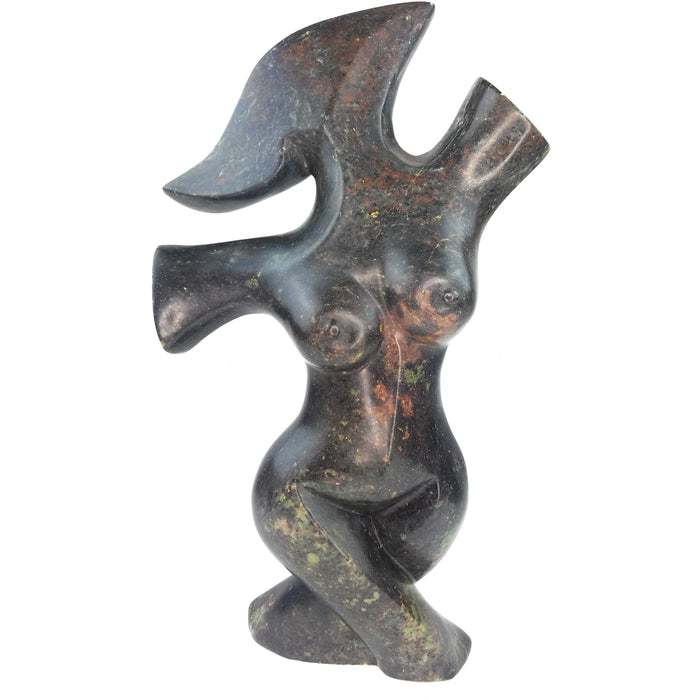 Dancing Female Torso Shona Sculpture – Stone Art from Zimbabwe