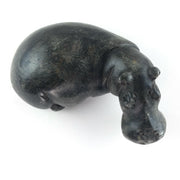 Dark Hippo Sculpture | Zimbabwe Stone Art