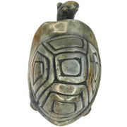 Detailed Green Serpentine Turtle | African Stone Art
