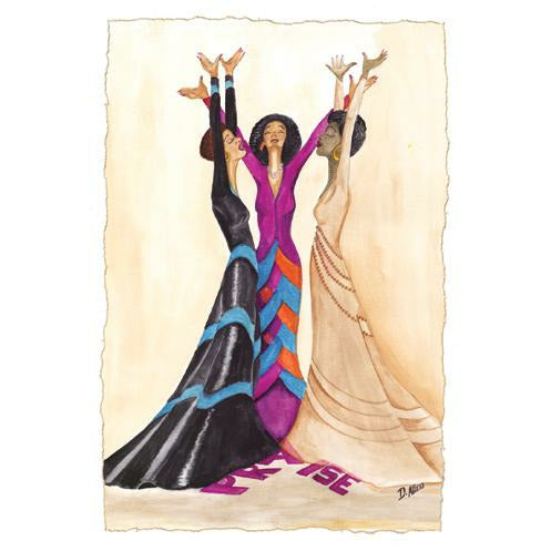 Celebrate joyful worship with this card 