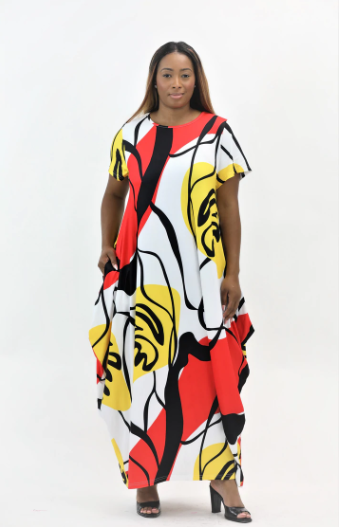 African Print Kaftan