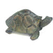 Earth-Tone Green African Stone Turtle | Hand Carved Art
