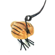 Eco-Friendly Duck Sculpture | Recycled Metal & Springstone | Shona Art