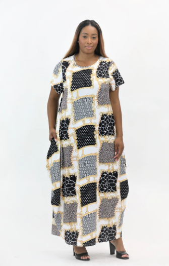 African Print Kaftan