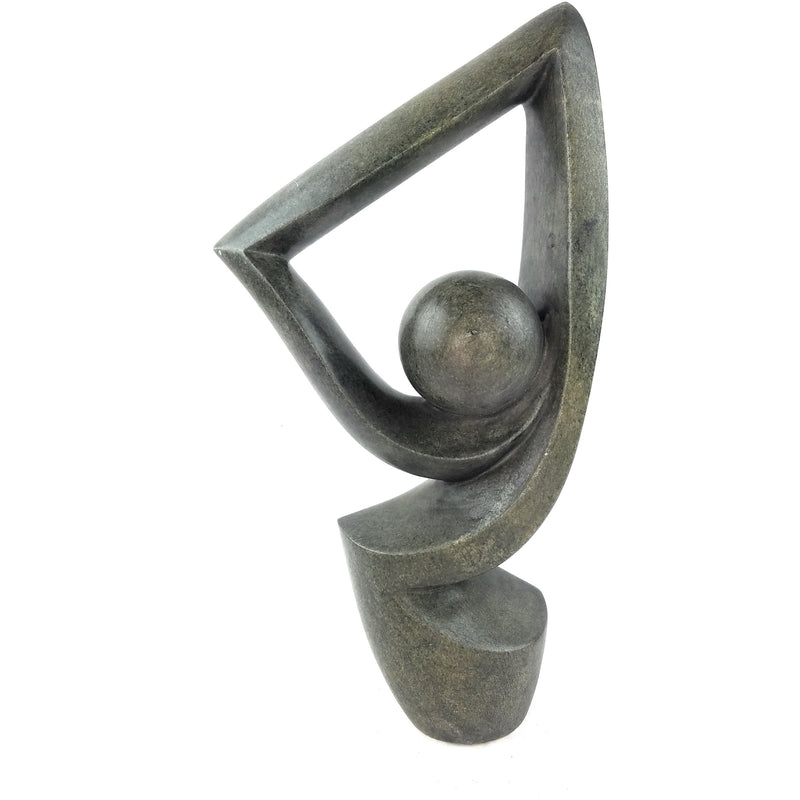 Geometric Abstract Sculpture | Shona Art Zimbabwe