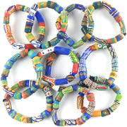 Ghana Trade Bead Bracelet | Handmade Glass Beads from West Africa