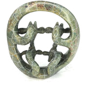 Giraffe Family Sculpture – Hand Carved Shona Art from Zimbabwe