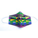 Green Kente African Print Reversible Face Mask – Handmade Cotton