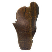 Hair Beauty Woman Sculpture (Facing Right) – Hand Carved Shona Brown Serpentine