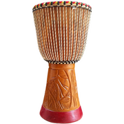 Hand-Carved African Djembe Drum