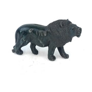 Hand-Carved African Lion Sculpture