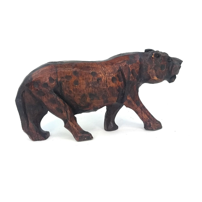 Hand-Carved Ironwood Cheetah Sculpture – Shona Art from Zimbabwe