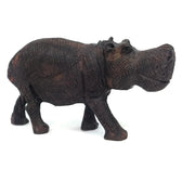 Hand-Carved Ironwood Hippo Sculpture – Shona Art from Zimbabwe