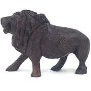 Hand-Carved Ironwood Lion Sculpture – Shona Art from Zimbabwe