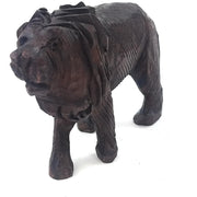Hand-Carved Ironwood Lion Sculpture | Shona Art from Zimbabwe