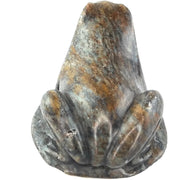 Hand-Carved African Frog Statue