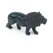 Hand-Carved African Lion Sculpture
