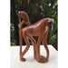 Hand-Carved Wooden Baboon Sculpture – Shona Art from Zimbabwe