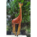 Hand-Carved Wooden Giraffe Sculpture | African Art from Kenya