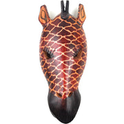 Hand-Carved Wooden Giraffe Wall Mask – Kenyan Safari Art