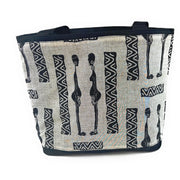 Handmade African Village Women Tote Bag