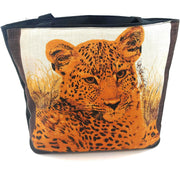 Handmade African Cheetah Tote Bag