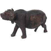 Ironwood Buffalo Sculpture | Handmade Shona Art from Zimbabwe