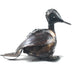 Handmade Recycled Metal Sitting Runner Duckling | Fair Trade Art from Zimbabwe
