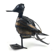 Handmade Recycled Metal Standing Runner Duckling | Fair Trade African Art