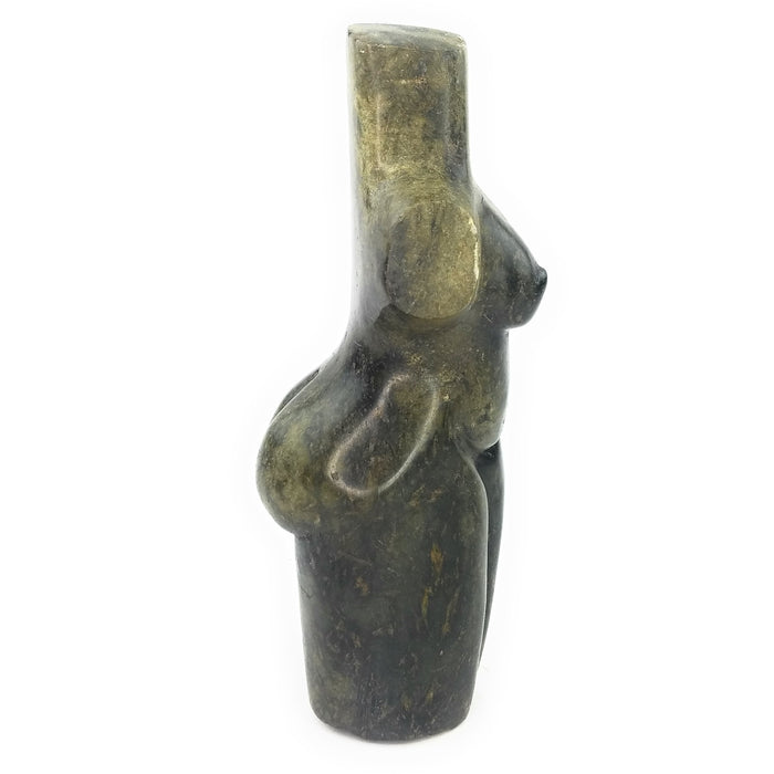 Handmade Standing Female Torso – Zimbabwe Shona Sculpture