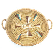 Handwoven Wicker Tray – Shona Artisan Craft from Zimbabwe