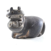 Hippo Sculpture Open Mouth | Stone Art Zimbabwe