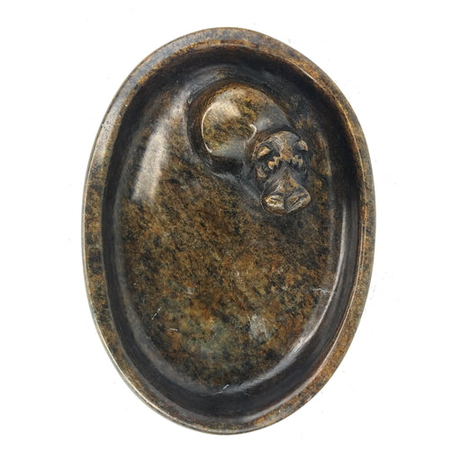 Hippopotamus Stone Soap Dish Ashtray | Handmade Art