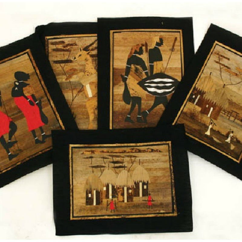 Banana Leaf Painting Handmade In Kenya