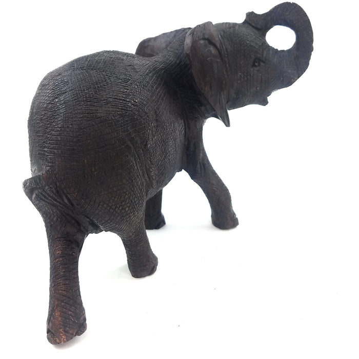 Ironwood Elephant Sculpture | Handmade Shona Art Zimbabwe