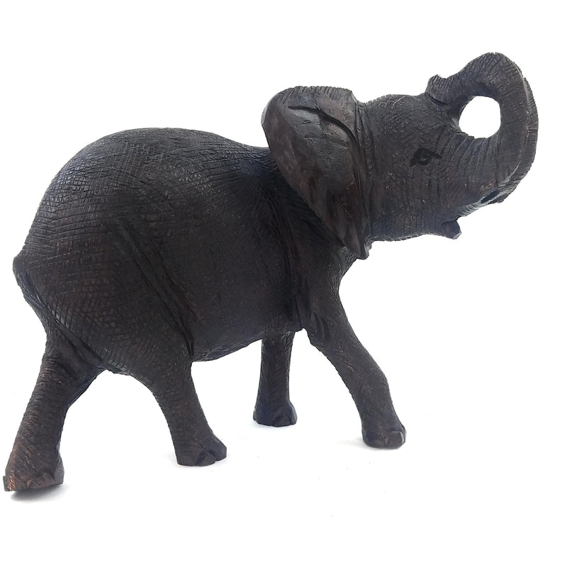 Hand-Carved Ironwood Elephant Sculpture – Shona Art from Zimbabwe