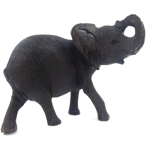 Hand-Carved Ironwood Elephant Sculpture – Shona Art from Zimbabwe