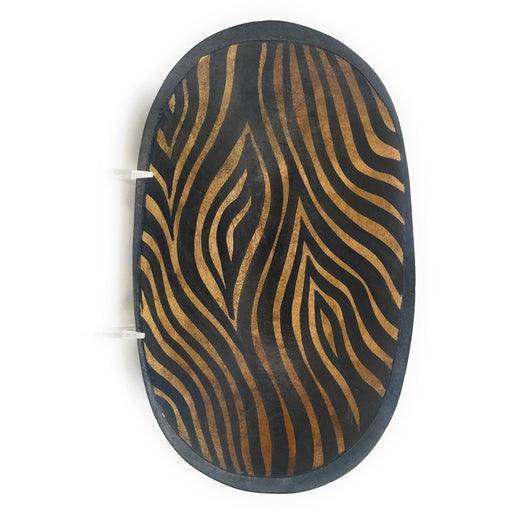 Jacaranda Wood Zebra Design Decorative Bowl | Zimbabwe