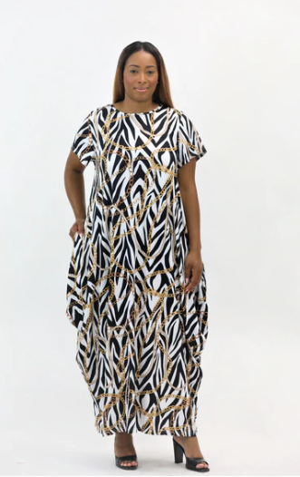 African Print Kaftan