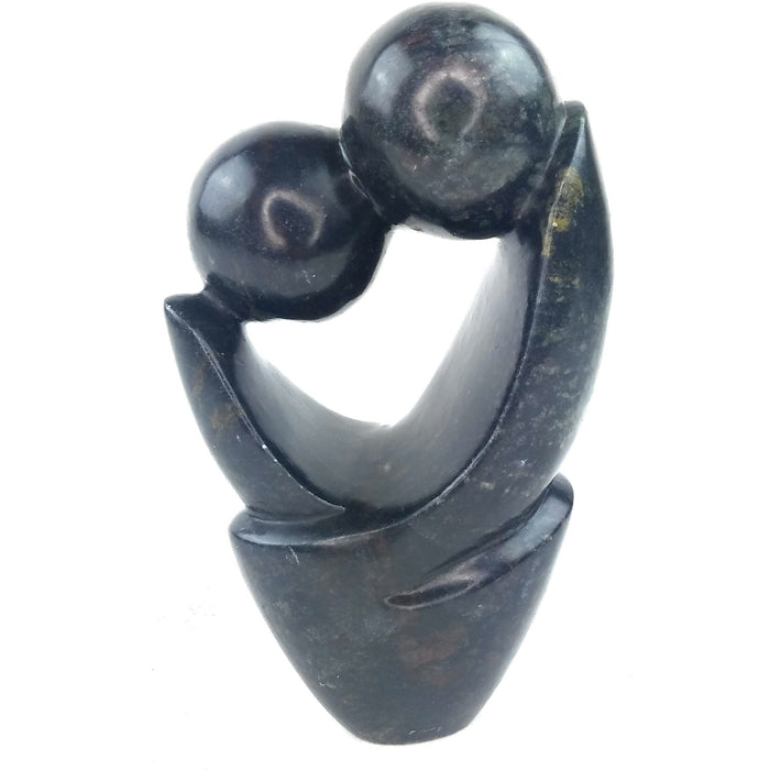 Kissing Couple Sculpture | Hand Carved in Zimbabwe