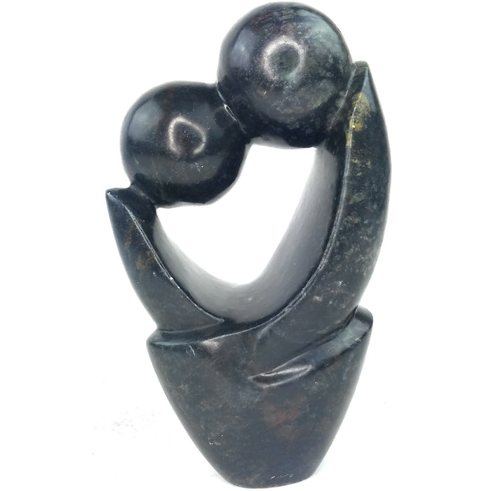 Kissing Couple Sculpture | Hand Carved in Zimbabwe