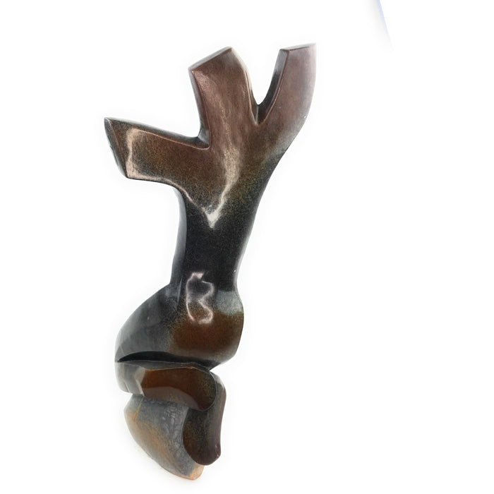 Kneeling Female Torso Handmade In Zimbabwe