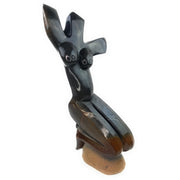 Kneeling Shona Female Torso Sculpture in Kwekwe Serpentine – Handmade in Zimbabwe